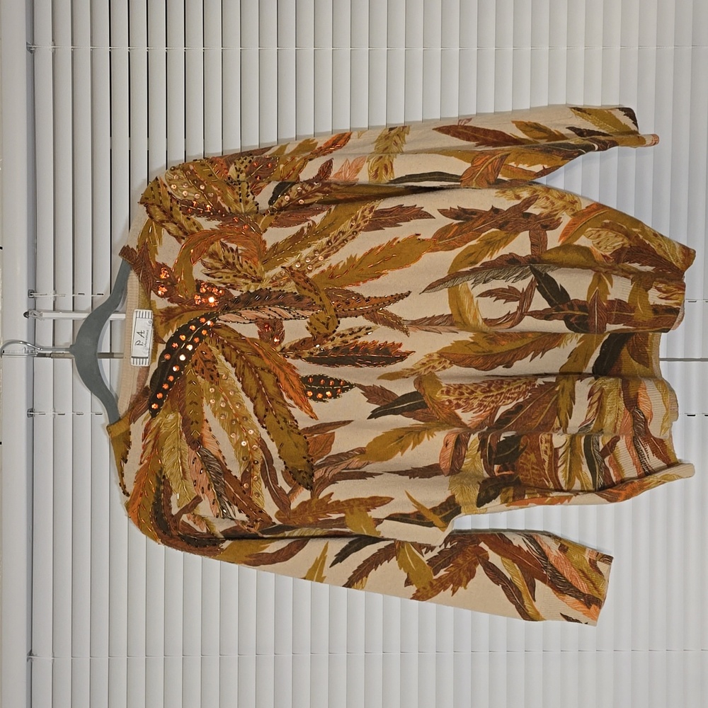 Lavish P.A. International Embellished Lambswool Sweater – Size 2X